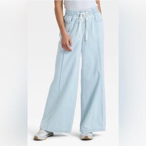 Women's Universal Thread High-Rise Drawstring Wide Leg Relaxed Fit Beach Pants